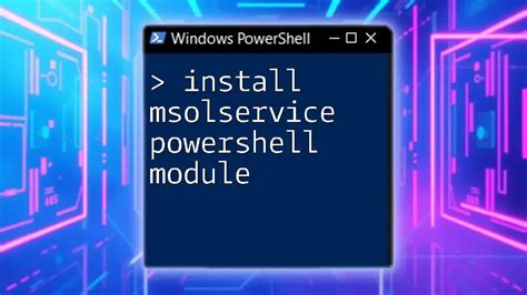 install msol service